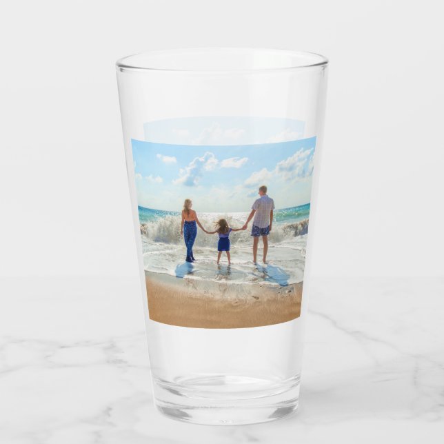 Personalizado de fotos Vidrio tu diseño de fotos f (Reverso)