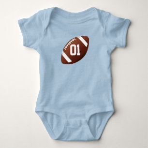 Personalizado de fútbol Baby Jersey Romper