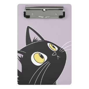 Personalizado de gato negro lindo - Portapapeles i