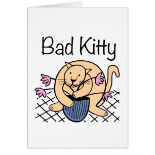 Personalizado de gato travieso