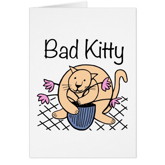 Personalizado de gato travieso (Frente)