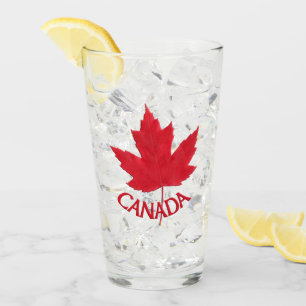 Personalizado de Glass Canada Flag Souvenir Glasse