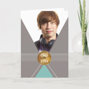Personalizado de Graduación, tarjeta fotográfica p