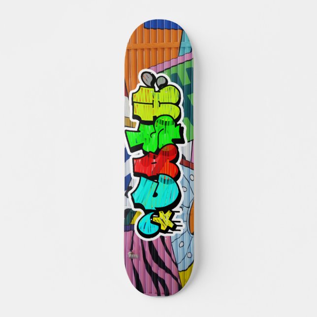 Personalizado de graffiti en efectivo Skateboard G (Anverso )