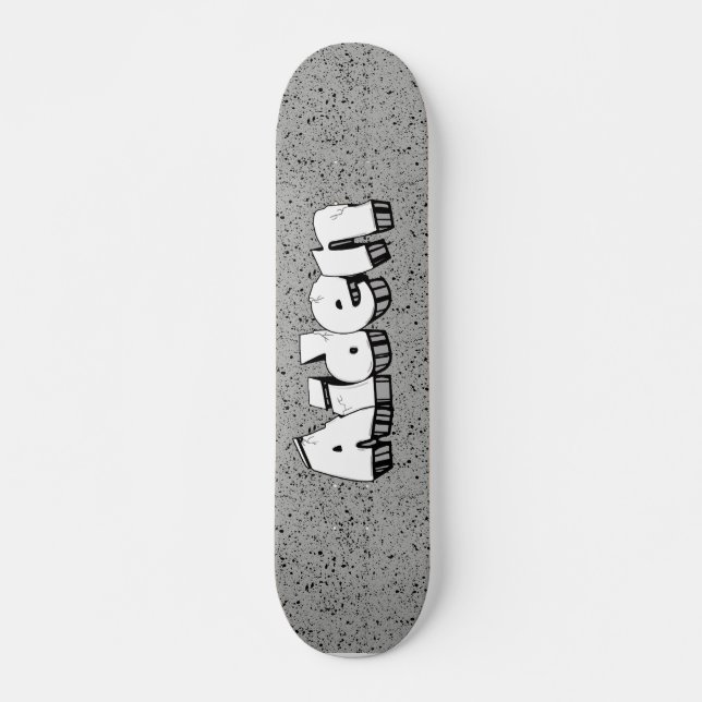 Personalizado de graffitis de Aiden - Skateboard G (Anverso )