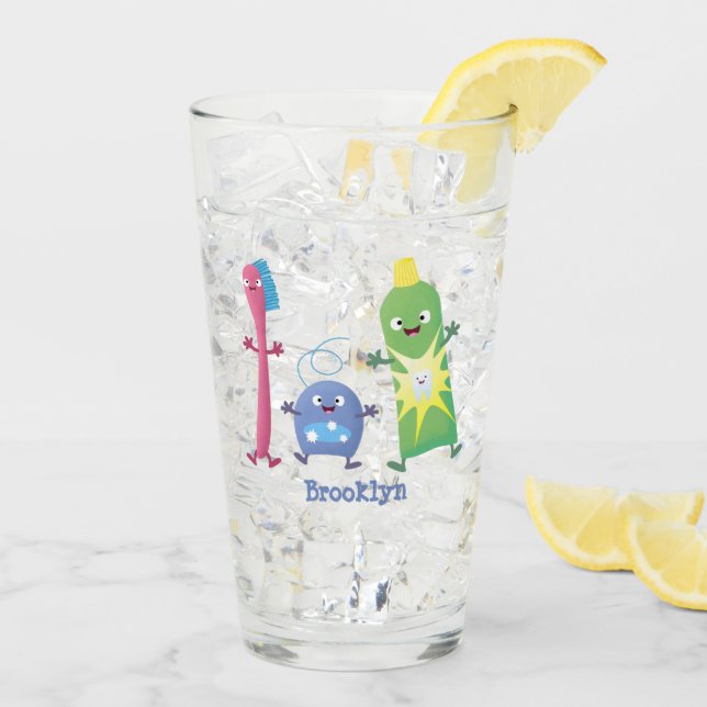 Personalizado de hilo dental de cepillo de dientes (Reverso (hielo))