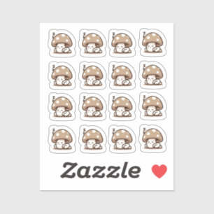 Personalizado de hongos esbeltos Pegatina de vinil