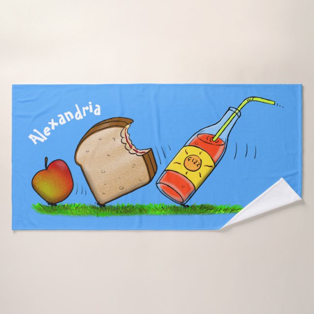 Personalizado de hormigas divertidas (Toalla de baño)