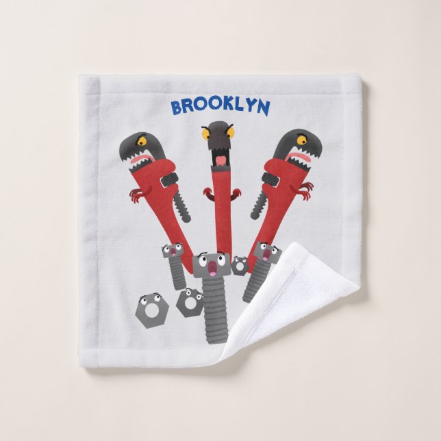 Personalizado de humor de herramientas monstruosas (Toallita)