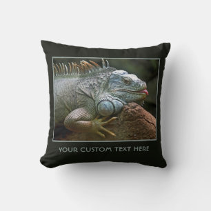 Personalizado de Iguana tirando almohada