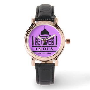 PERSONALIZADO de INDIA monograma y relojes de colo
