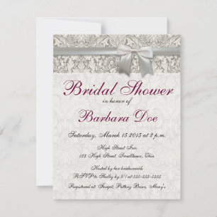 Personalizado de invitación a ducha de novia Boda