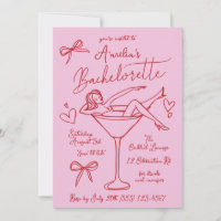 Personalizado de invitación a la Bachelorette Hand