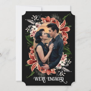 Personalizado de Invitación de Compromiso de Moody