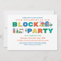 Personalizado de invitaciones a partes bloqueadas