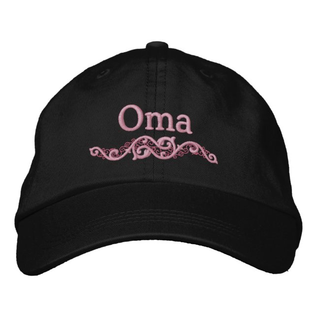 Personalizado de la abuela de Omán Gorra bordado (Anverso)