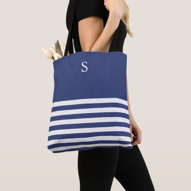 Personalizado de la Armada Náutica y Bolsa de Tote (Detalle)