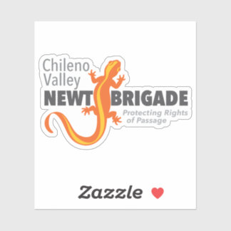 Personalizado de la Brigada Newt Pegatina de vinil