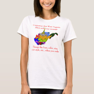 Personalizado de la camisa de Virginia Occidental