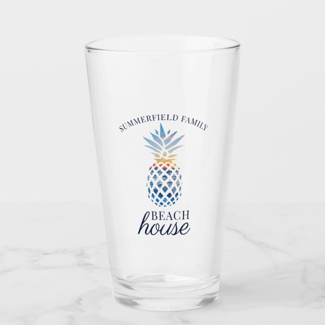 Personalizado de la Casa de Playa de Reunión Famil (Anverso)