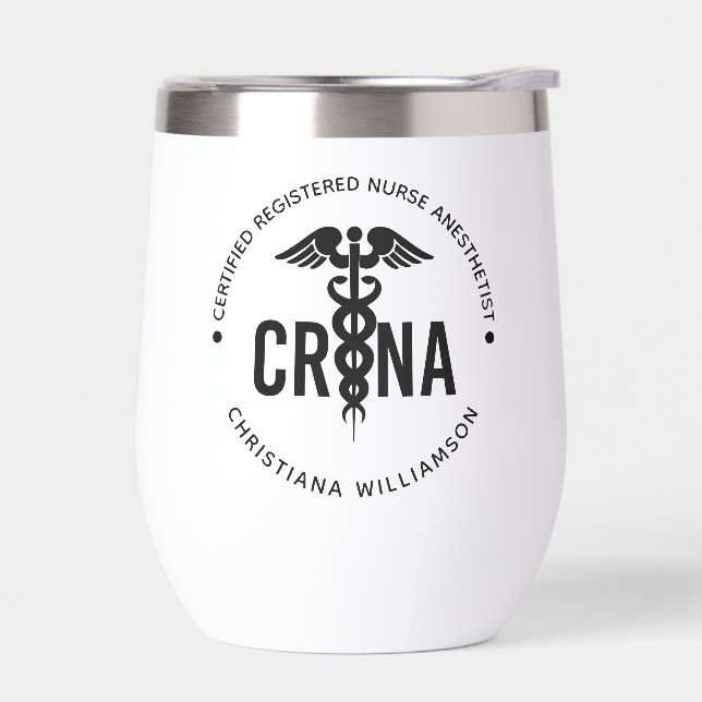Personalizado de la CRNA Certificado de enfermero  (Izquierdo)