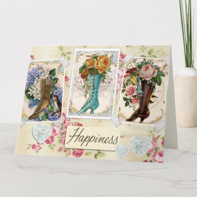 Personalizado de la felicidad Tarjeta de felicitac (Anverso)