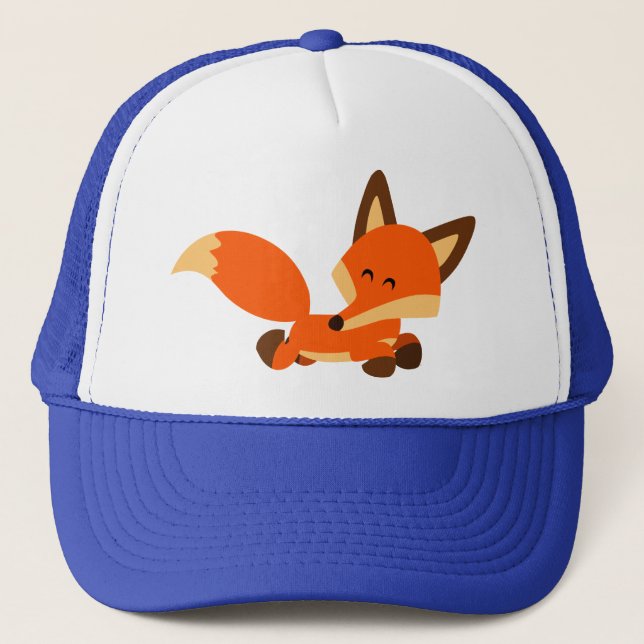 Personalizado de la Flota Cute Fox Gorra (Anverso)