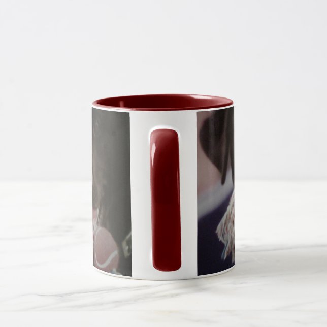 PERSONALIZADO de la TAZA 15OZ del PERRO de DOBIE (Asa)