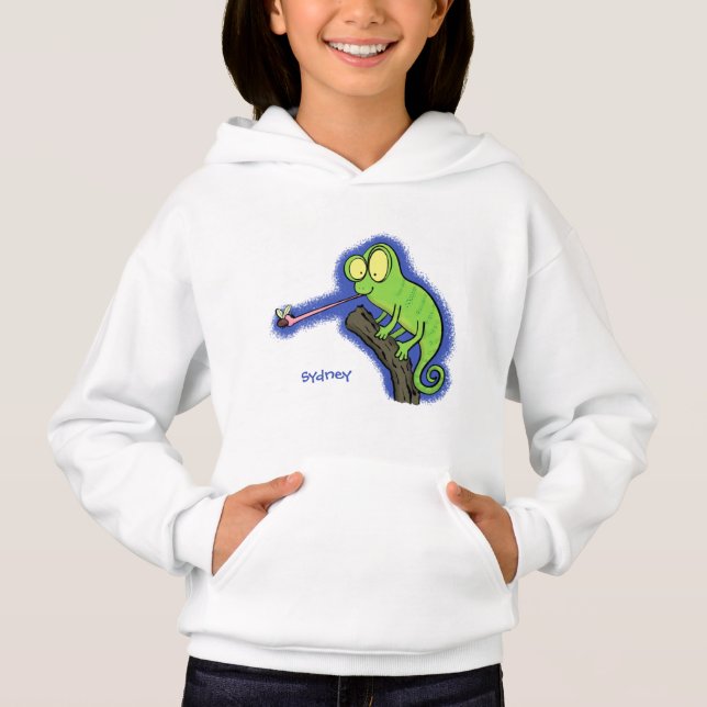 Personalizado de lagarto de camaleón verde lindo (Anverso)