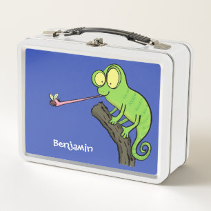 Personalizado de lagarto de camaleón verde lindo