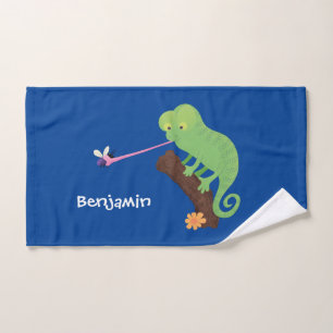 Personalizado de lagarto de camaleón verde lindo