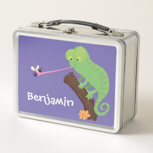 Personalizado de lagarto de camaleón verde lindo