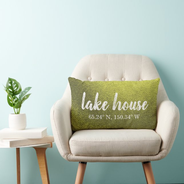 Personalizado de Lake House coordina almohada lumb (Silla)