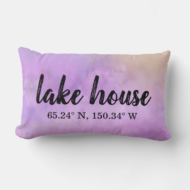 Personalizado de Lake House coordina almohada lumb (Anverso)