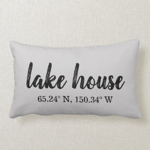 Personalizado de Lake House coordina almohada lumb
