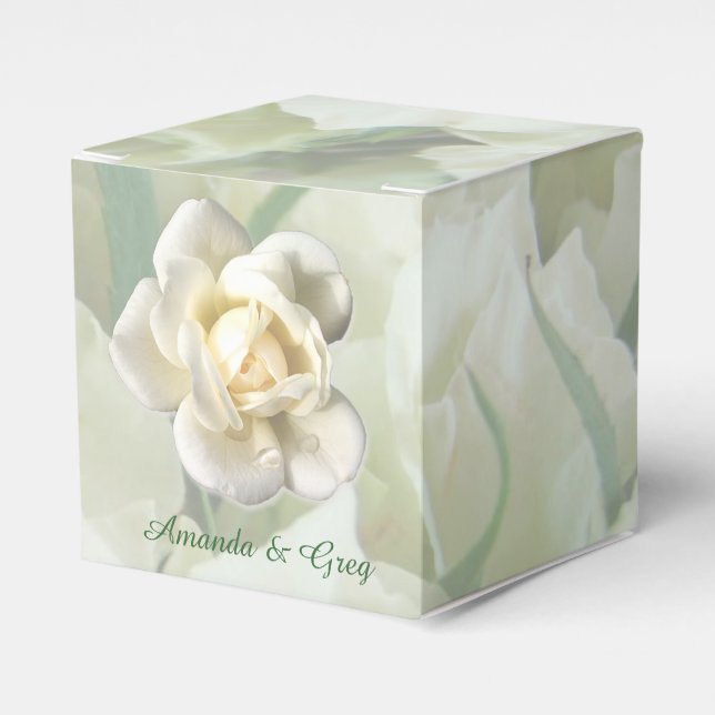Personalizado de las cajas de favoritos de la boda (Costado Anverso)