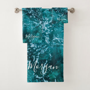 Personalizado de las olas turquesa del océano mode