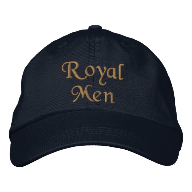 Personalizado de los hombres reales texto Gorra el (Anverso)