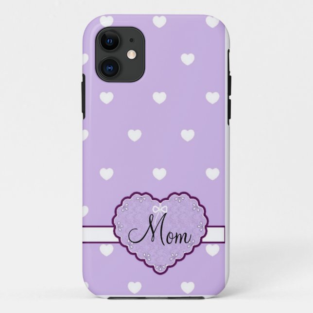 Personalizado de mamá Funda del iPhone 5 (Reverso)