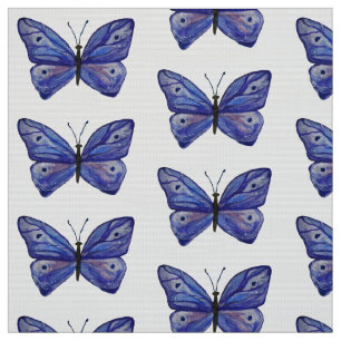 Personalizado de mariposa azul Poliéster Tela de p