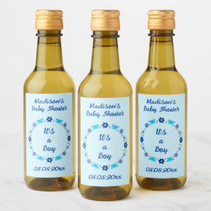 Personalizado de mariposas y flores Blue Baby Boy