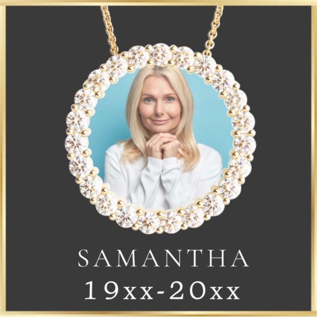 Personalizado de memoria para amar calcomanías fot (Anverso)