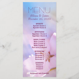 personalizado de menú boda