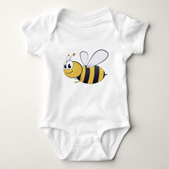 Personalizado de miel/Clipart Jersey Bodysuit (Anverso)