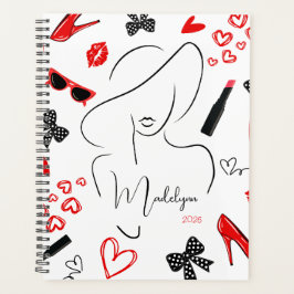 Personalizado de moda planificador del día natural