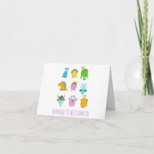 Personalizado de monstruos de colores extravagante