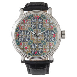 Personalizado de mosaico islámico reloj de pulsera