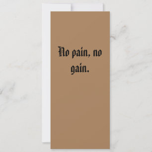 Personalizado de Motivación GYM texto y marrón cla