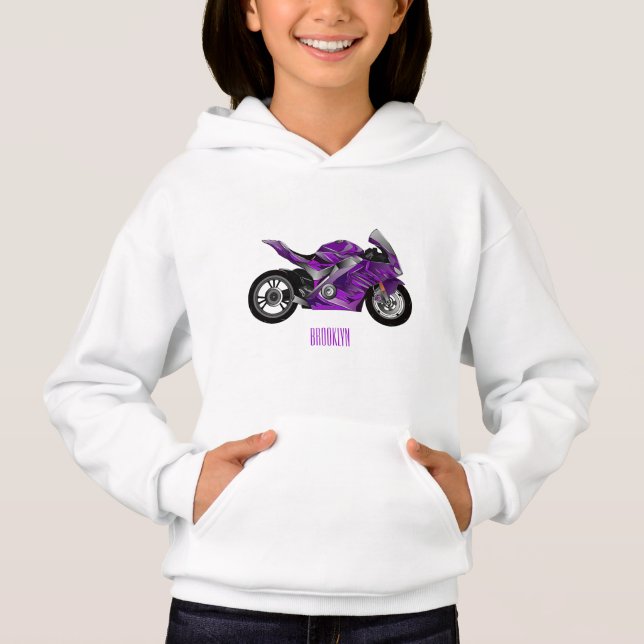 Personalizado de motocicleta Purple (Anverso)