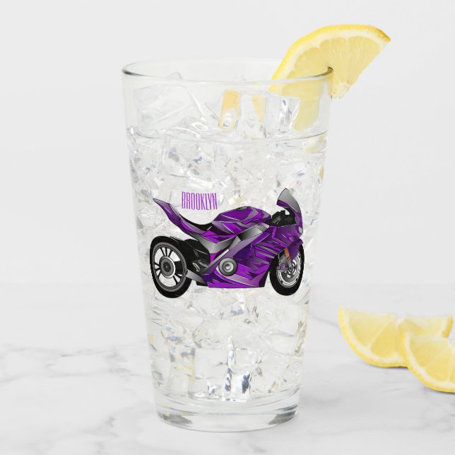 Personalizado de motocicleta Purple (Reverso (hielo))